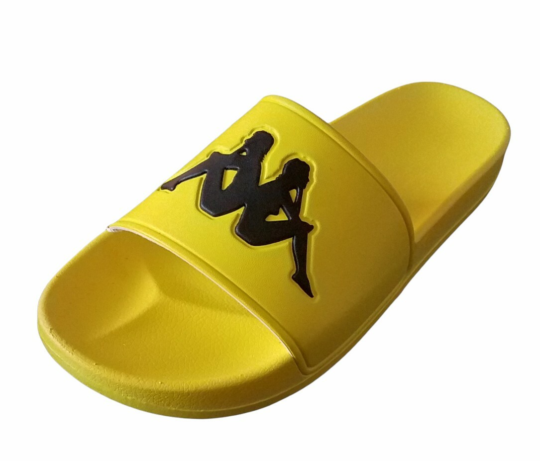 Kappa Authentic Adam 2 Slides Yellow Fluo-Black | eBay display picture 2