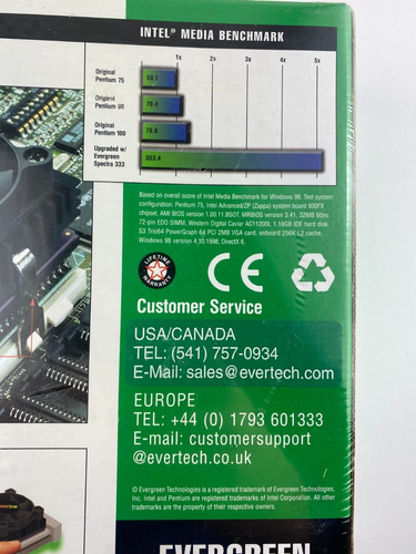 Evergreen Spectra 90-M333-AA0 333MHz CPU Processor Upgrade Vintage NEW - Picture 6 of 9