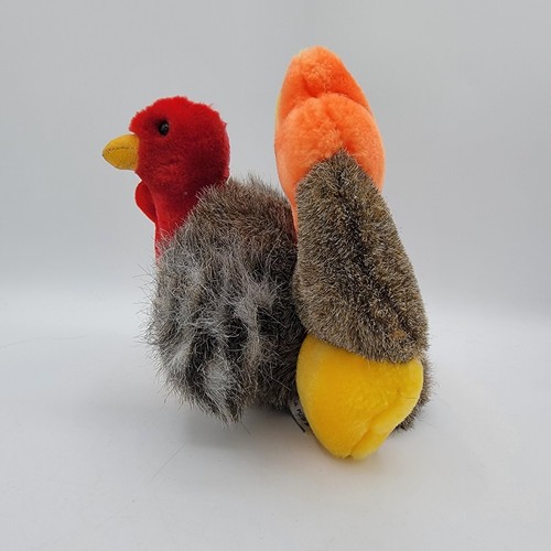 Aurora Thanksgiving Turkey 6" Inch Plush Stuffed Animal Children Toys - Picture 4 of 8