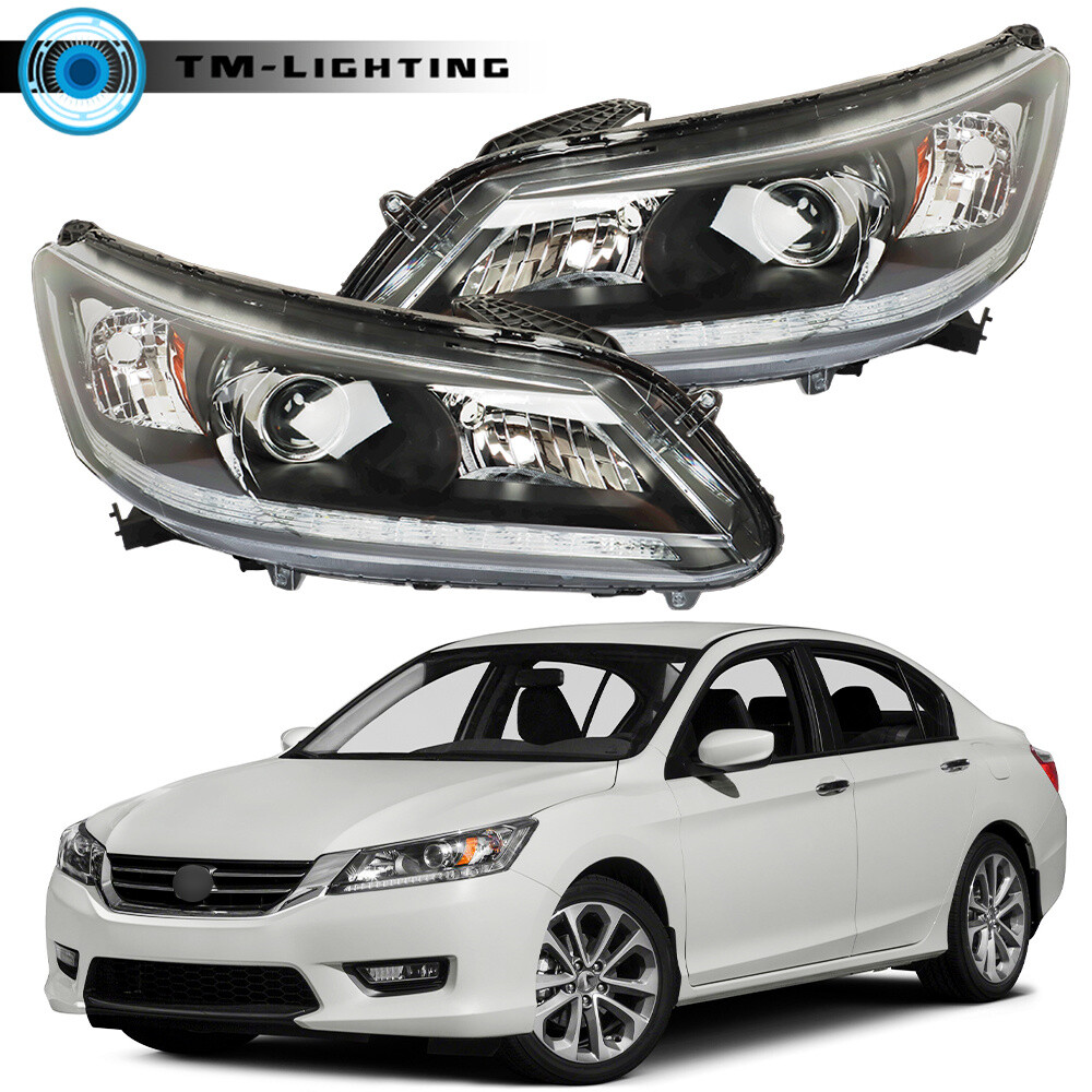 Halogen Headlights Headlamps For 20132015 Honda Accord Sedan Left