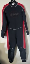 Bare 3mm Elastek, Men's Full Wetsuit Size L, Black and Red Used Great Condition