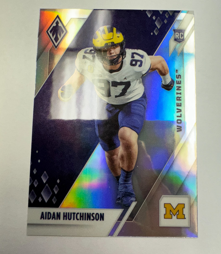 2022 Panini Chronicles Phoenix Aidan Hutchinson RC Silver Prizm #16