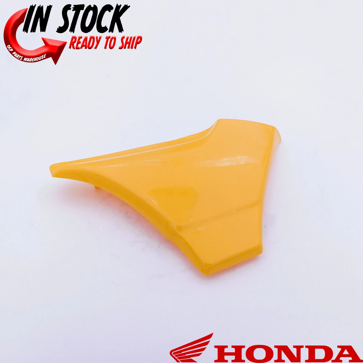 その他 HONDA EM3800 NEW OEM HONDA 1998-2004 FOREMAN 450 SIDE COVER YELLOW 83800-HM7-A00ZE