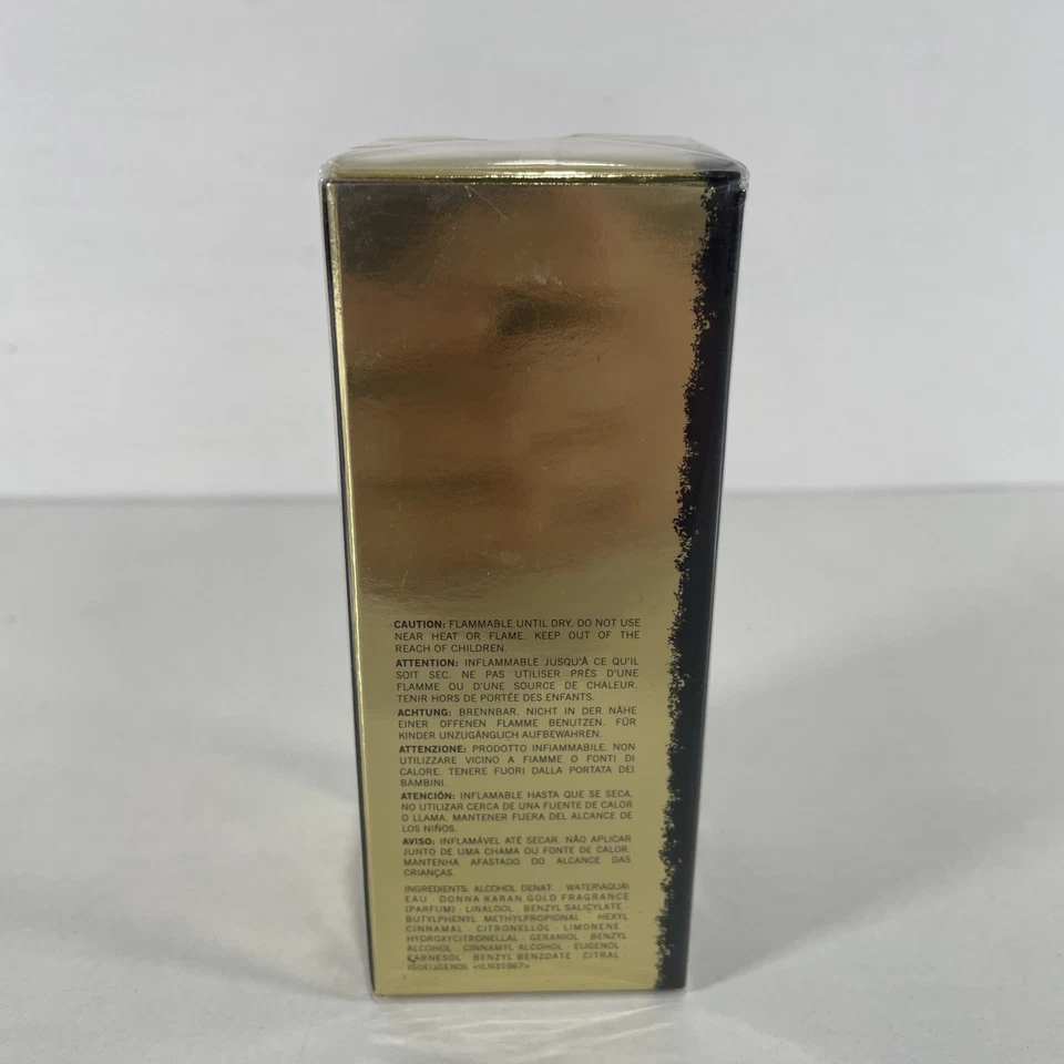 DONNA KARAN GOLD EAU DE PARFUM SPRAY  1.7 Oz 50 ml NIB/SEALED - Image 2 of 2