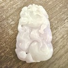 Vintage Untreated All Natural AAA Jadeite Jade Pendant Necklace 36.7 Grams 52mm — photo 1