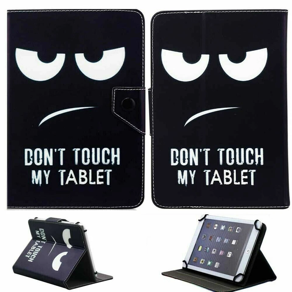 Leather Smart Case Stand Tablet PU Soft Cover For Lenovo Tab M7 M8 M10 E7 E8 E10 - Image 3 of 4