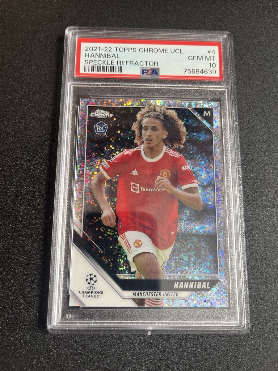 ハンニバル メイブリ Topps UCL RC パラレル PSA 10 2021-22 Topps Chrome UCL - Hannibal Mejbri #4 Speckle