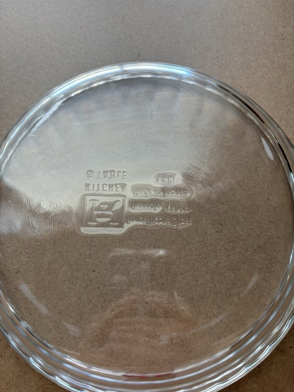 Two Anchor Hocking Pale Blue Glass Pie Dish, 9" Round, 1.5" Deep Plates