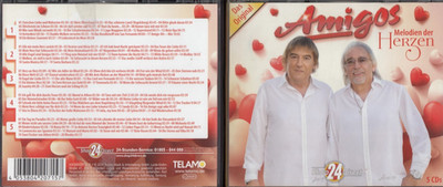 1 CD Box 5 CD´s .. Amigos . Melodien der Herzen . Gebr. neuw.
