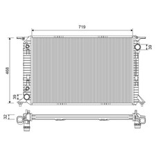 Radiateur Audi RS4