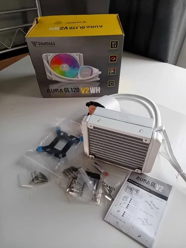 GAMDIAS AURA GL120 V2 AIO, 120mm CPU Liquid Cooler
