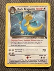 Dark Dragonite Holo Rare 5/82 Pokemon Team Rocket English WOTC SWIRL HP/Damaged