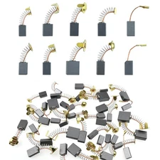 80Pcs Electric Motor Carbon Brushes Set, 10 Different Models Carbons Brushes,...