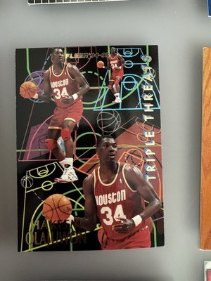 Hakeem Olajuwon Houston Rockets NBA 35 -Card Lot 1994-95 Triple Threat