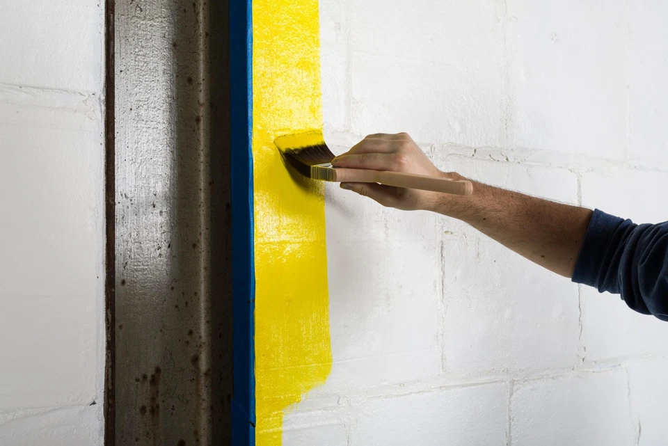 Cepillo de pintura de hoja plana firme de mezcla de polietileno serie 500 (2,5 pulgadas) - Paquete de 6 Foto 4 de 4