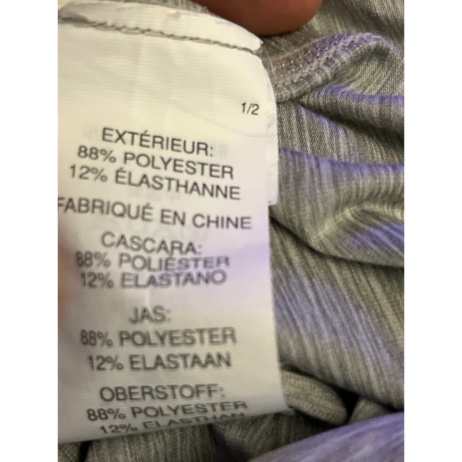 Vuori Quarter Zip Pullover Men Gray Heathered Lon… - image 12