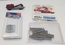 Lot of Industrial Fences, 9301 Overhead Gantry Crane, Car Stops, Crane N Scale