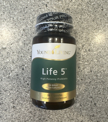 Young Living Life 5 High-Potency Probiotic 10 Billion Cultures 30 Capsules