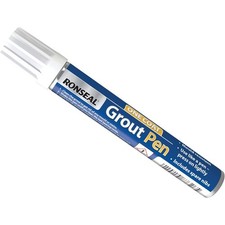 Ronseal One Coat Grout Pen Brilliant White 7ml Mould Resistant Tile Paint