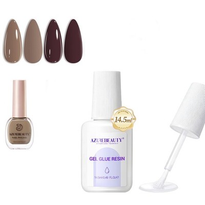 Nail Repair Glue for Broken Cracked Split Weak Nails, Purple Quick Dry No UV ...