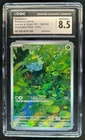 2023 Pokemon SV 151 Bulbasaur Illustration Rare #166/165 CGC 8.5