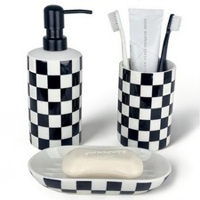 Bathroom Toothbrush Holder Set, Ceramic Soap Dispenser and Tooth Brush Holder...