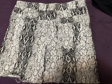Spiegel Vintage Reptile Leather Pencil Skirt Size 8 Women Brown Tan