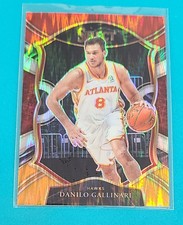 2020-21 Select Red White Orange Flash #35 Danilo Gallinari Atlanta Hawks Card B2