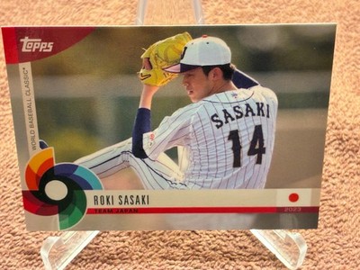 2023 Topps World Baseball Classic Global Stars - Roki Sasaki #3 (RC) NrMt - Mint