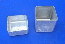 VTG Coleman Peak One 1 Stove Case ONLY Metal Aluminum Stove Case Square USA