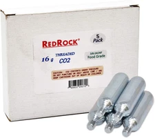 16G Threaded CO2 Cartridges, CO2 Bike Tire Inflator, 5 Pack Air Tires Refill Rep