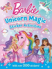 Barbie Unicorn Magic Sticker Activity Book by Barbie Paperback Book