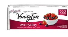 Vanity Fair Everyday Disposable Paper Napkin - 660 Count