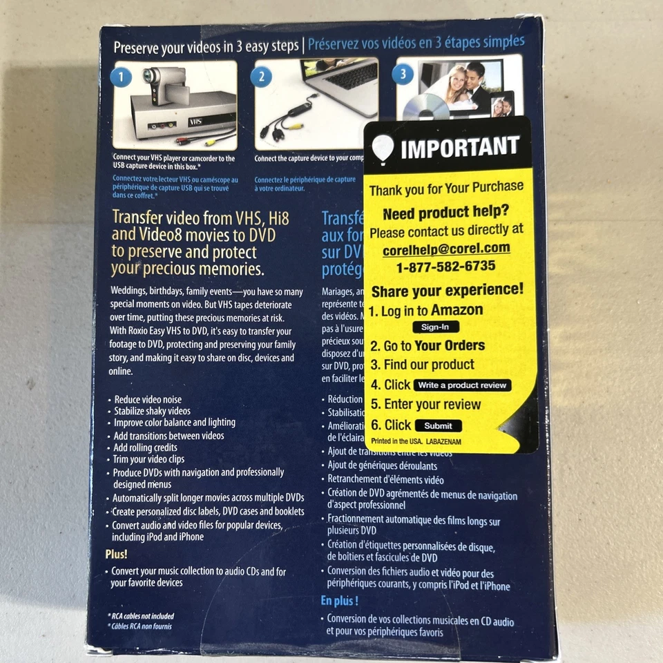 Roxio Easy VHS to DVD 3 Plus Converter - Image 2 of 4