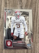 2025 Bowman Chrome U Football D’Angelo Ponds 1st #104 Indiana Hoosiers