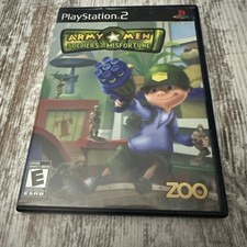 PlayStation2 PS2 Army Men Soldiers of Misfortune +Manual