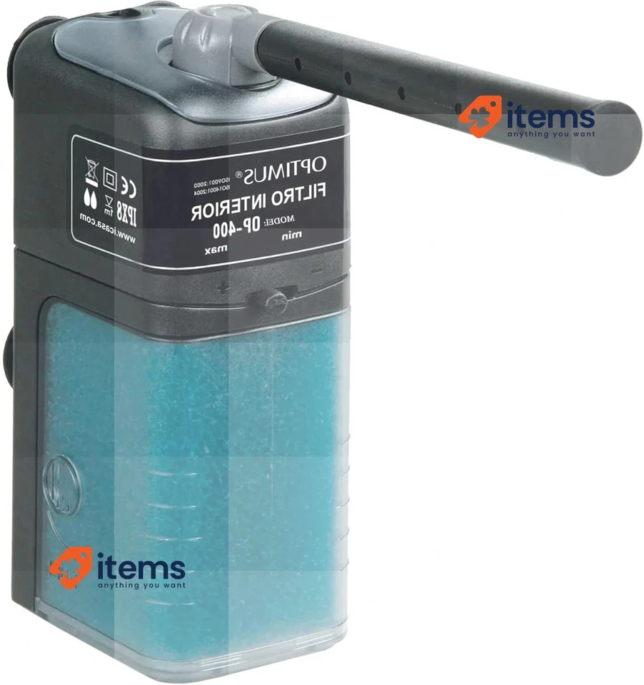 Filtro Interno ICA OP200 Optimius 200 Para Acuario De Agua Dulce Y Agua Salada - Imagen 1 de 2