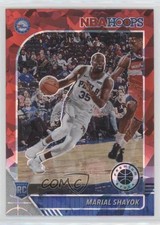 2019-20 Panini NBA Hoops Premium Stock Red Cracked Ice Prizm Marial Shayok 0l1z
