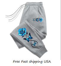 Casual High Quality Outdoors Women's Pants Sweatpants Elastic Band Woman men