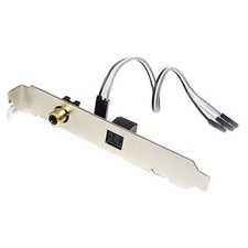 SPDIF Optical and RCA Out Plate Cable Bracket for ASUS Gigabyte MSI Motherboard