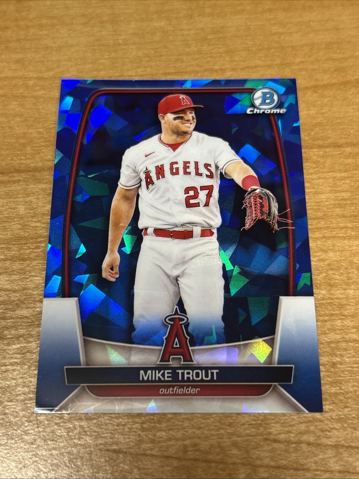 2023 Bowman Chrome Sapphire Edition #89 Mike Trout NRMT