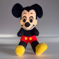 Disneyland Walt Disney World Mickey Mouse Plush Stuffed Animal Vintage Disney