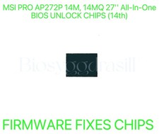 MSI PRO AP272P 14M, 14MQ 27'' All-In-One, ADMIN NO PASSWORD FIRMWARE BIOS CHIP