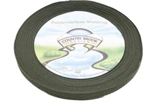 Country Brook Design® 1/2 Inch Olive Drab Green Polypro Webbing, 50 Yards