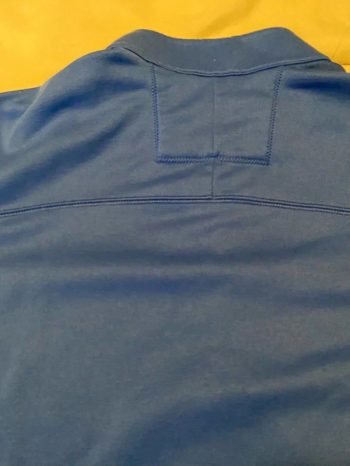 Nike Golf Fleece Athletic Sweatshirt Quarter Zip Men's Large Blue EUC - Image 4 of 4