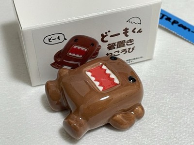 Domo-kun Keramik Essstäbchen Rest Neu NHK Offiziell 1,7 × 1,8 × 0,8 Zoll