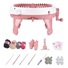48 Pin Kids Knitting Machine Weaving Loom Toy Scarf Hat Sweater Maker Gift