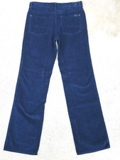 NEW 7 for all Mankind Relaxed Corduroy Jeans Boys Sz 12 Dark Blue 100 Cotton