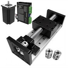 80mm wide Ballscrew Linear Slide Stage Motorized Positioning Stage Kit for CNC