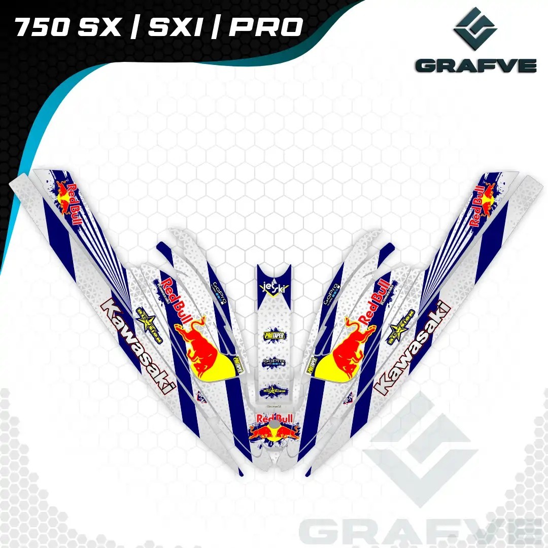 油性　様 750 Sx Sxi SxR Pro Kawasaki 1992-1998 Jet Ski Graphics kit decals